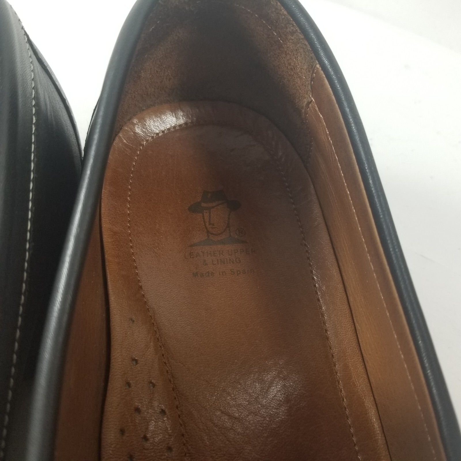 SAOLA Scarpe Havana Joe in pelle nera taglia 44 mocassini slip on