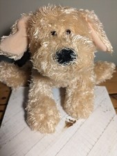 GUND Animal Alley Puppy Dog 2007 Fluffy Tan Plush Stuffed Animal 14"