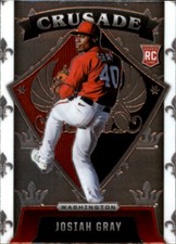 2022 Panini Chronicles Crusade 6 Josiah Gray RC Washington Nationals Rookie Card