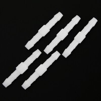 Benzinschlauchverbinder I- Form Gerade 4Mm Weiß Schlauchverbinder 5 StüCk
