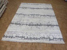 10'2 x 13'8 Hand Knotted Gray Moroccan Flokati Wool Oriental Rug G6103