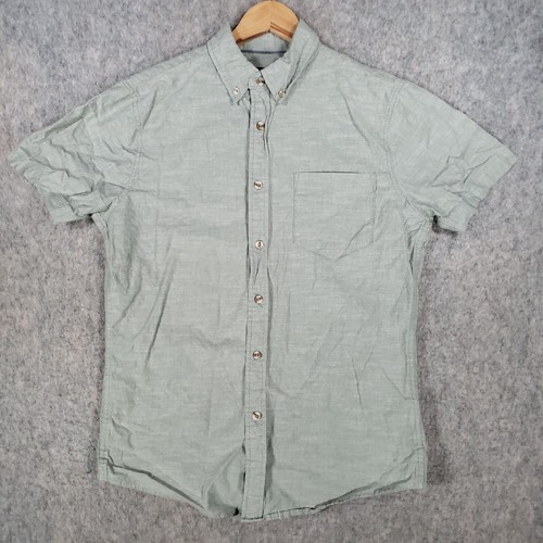 Lee, Vintage Lee Shirt Mens Small Green Smart Casual Short Sleeve Soft Feel Top