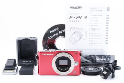 Olympus PEN E-PL3 12.3 MP Red Body From JAPAN [Excellent] | eBay