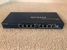 USED - NetGear ProSafe GS108T 8-Ports External Ethernet Switch Blue A3