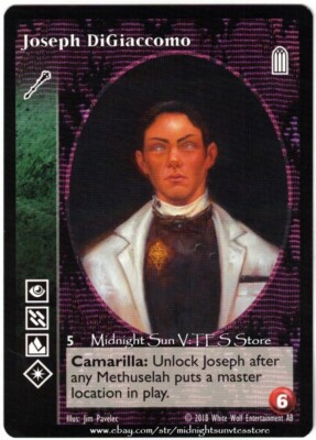 Joseph DiGiaccomo Ventrue Keepers of Tradition 2018 BCP V:TES VTES Vampire CCG