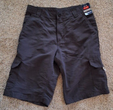 NWT Boys Wrangler Cargo Gray Adjustable Shorts Explore Outdoor Series Size 14