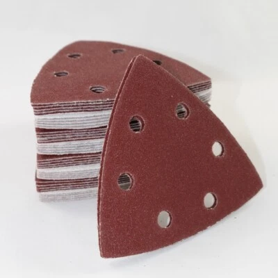 Schleifdreiecke Dreieck Schleifpapier Deltaschleifer 93x93x93 mm Klett div. Körn