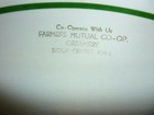 Collectible "Farmers Mutual Co-op Creamer - Sioux Center, Iowa" Serving Bowl .. — photo 2