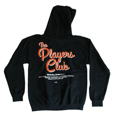 The Players Club by Fashion Nova Men's Black Hoodie NWT