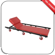 40" 250lbs Red Rolling Garage/Shop Creeper Padded Mechanic Cart Headable US