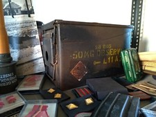 50 BMG H83 MK I 1968 UK Regio Esercito Britannico Cassa Militare Munizioni WW2