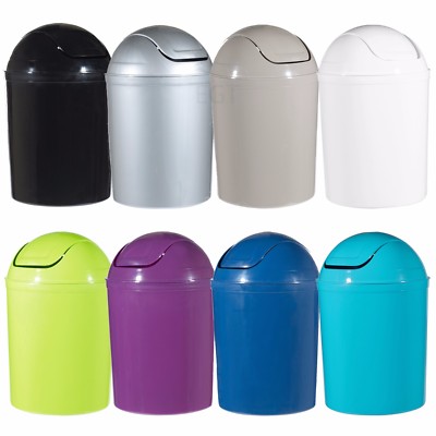 trash cans with lids for bathrooms