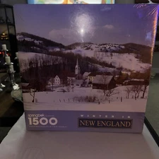 Springbook 1500 WINTER IN NEW ENGLAND Puzzle New