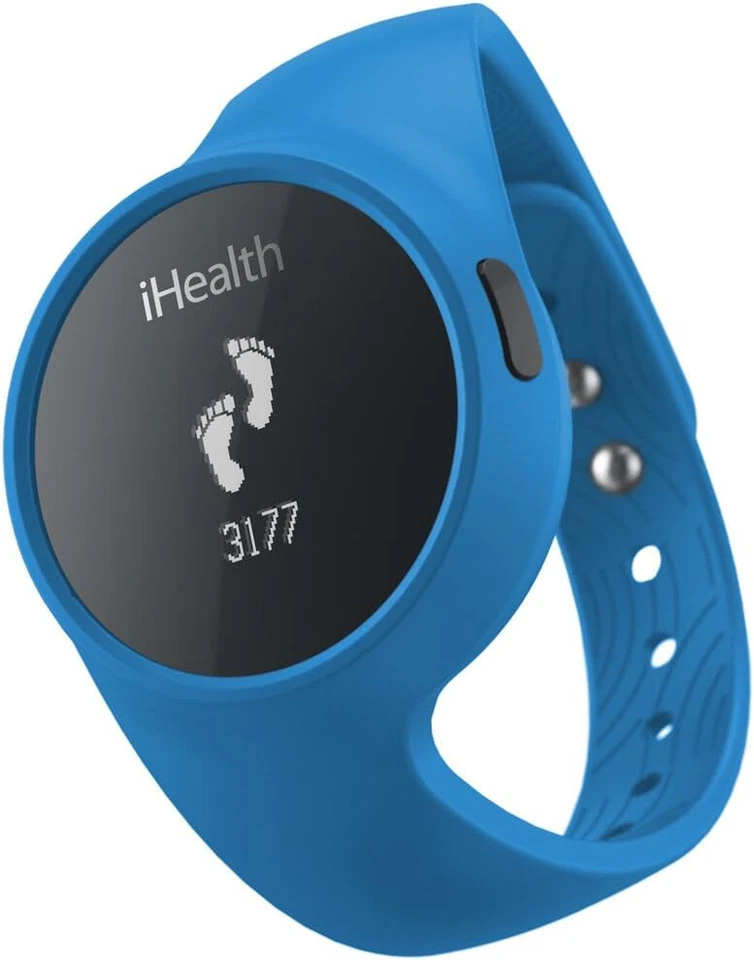 iHealth Fitness Activity SleepTracker Bluetooth Schrittzähler blau&schwarz ✅ - Bild 2 von 3
