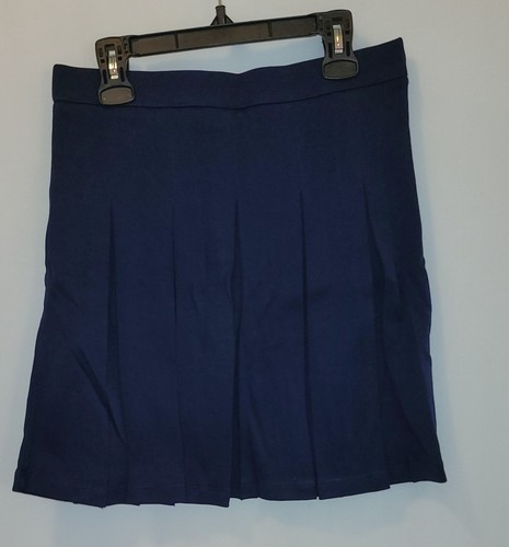NWT GIRLS GYMBOREE SZ 12, NAVY PLEATED SKIRT, BUILT IN SHORTS PLAY PROOF UNIFORM - Picture 2 of 4
