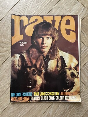 Rare RAVE Magazine October 1966 Includes Beach Boys Mick Jagger John Lennon