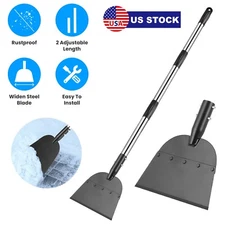 53In Snow Ice Chopper Flat Snow Shovel Ice Scraper Manganese Steel Scraper Tool