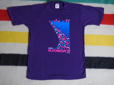 VTG 90s Jerzees 1991 Bloomsday Marathon Spokane WA Purple USA Tee T-Shirt Mens M