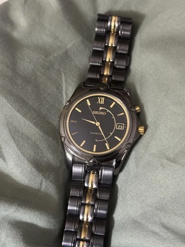 Neo Vintage Seiko kinetic EXCELLENT CONDITION needs capacitor ticking