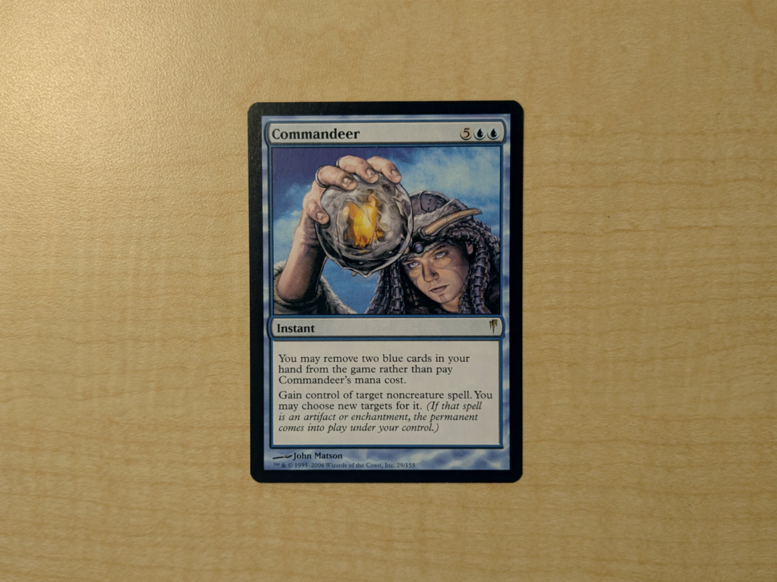 MTG Magic the Gathering - Commandeer  - Coldsnap (29/155) Regular Rare LP