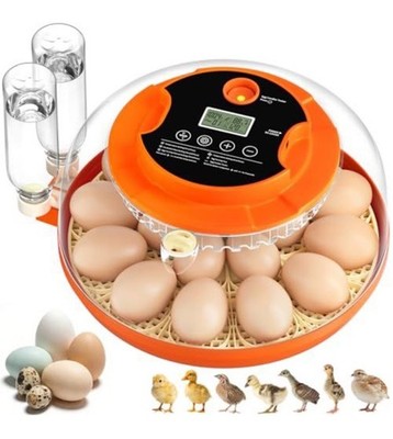 18 Egg Incubators for Hatching Eggs, Automatic Egg Turning and Humidity Control