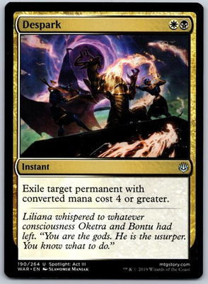 #ad #ad Despark U War of the Spark 190 NM $1.99