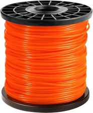 2-2.4mm*77-200m Heavy Duty Orange Nylon Round Trimmer Strimmer Line Cord Rope UK