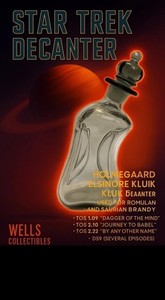 Star Trek Aldebaran Whiskey Bottle—Mr. Scott’s Iconic Kluk Kluk Decanter. 1930’s