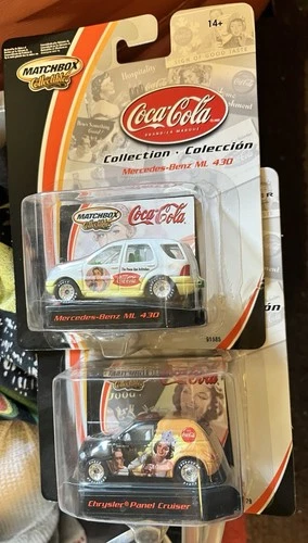 Vintage Matchbox Coke Set Of 2