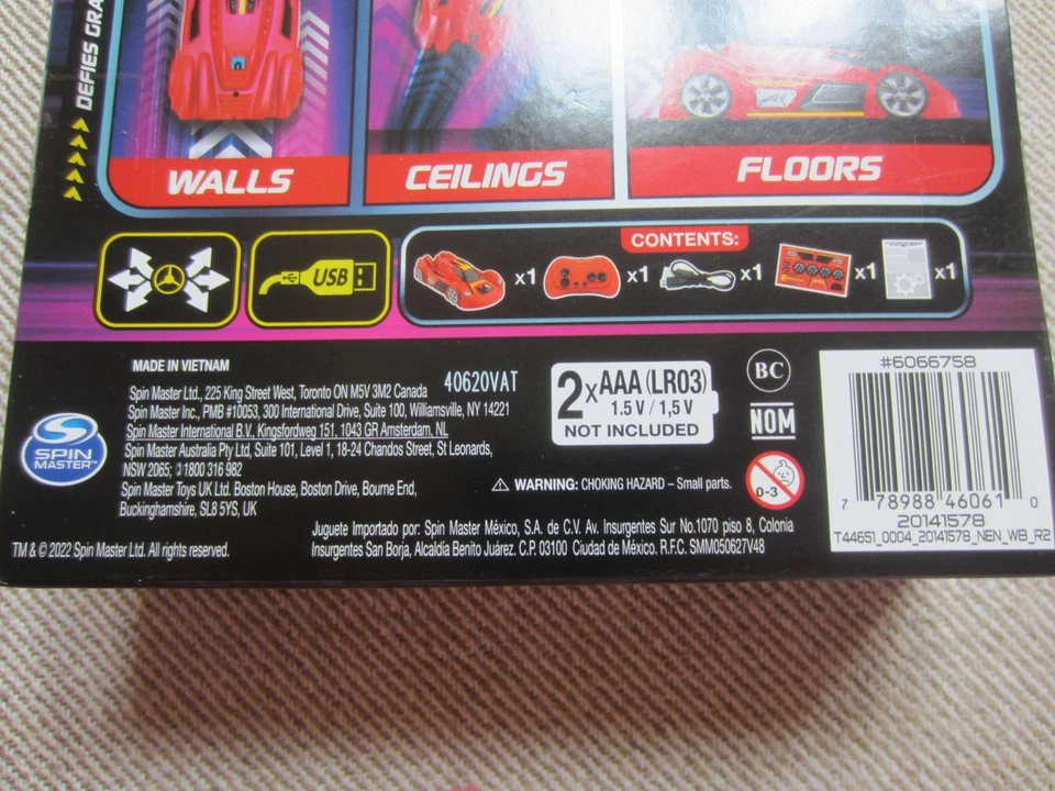 AIRHOGS  Zero Gravity Sprint RC Car Wall Climber NEW IN SEALED BOX - Image 3 of 4