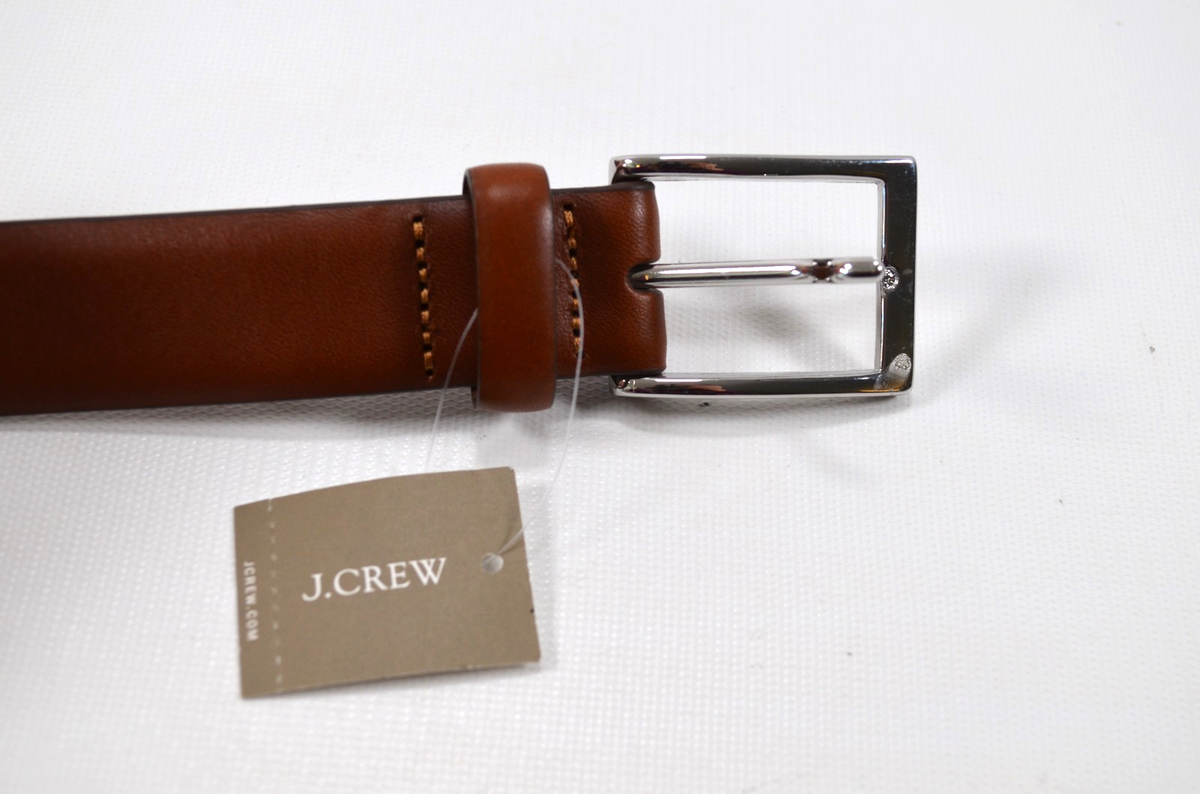 J.Crew Western Buckle Belt in Italian Leather – Rich Saddle Brown –  XS – NWT E3145_EF5845_d1 main image 4