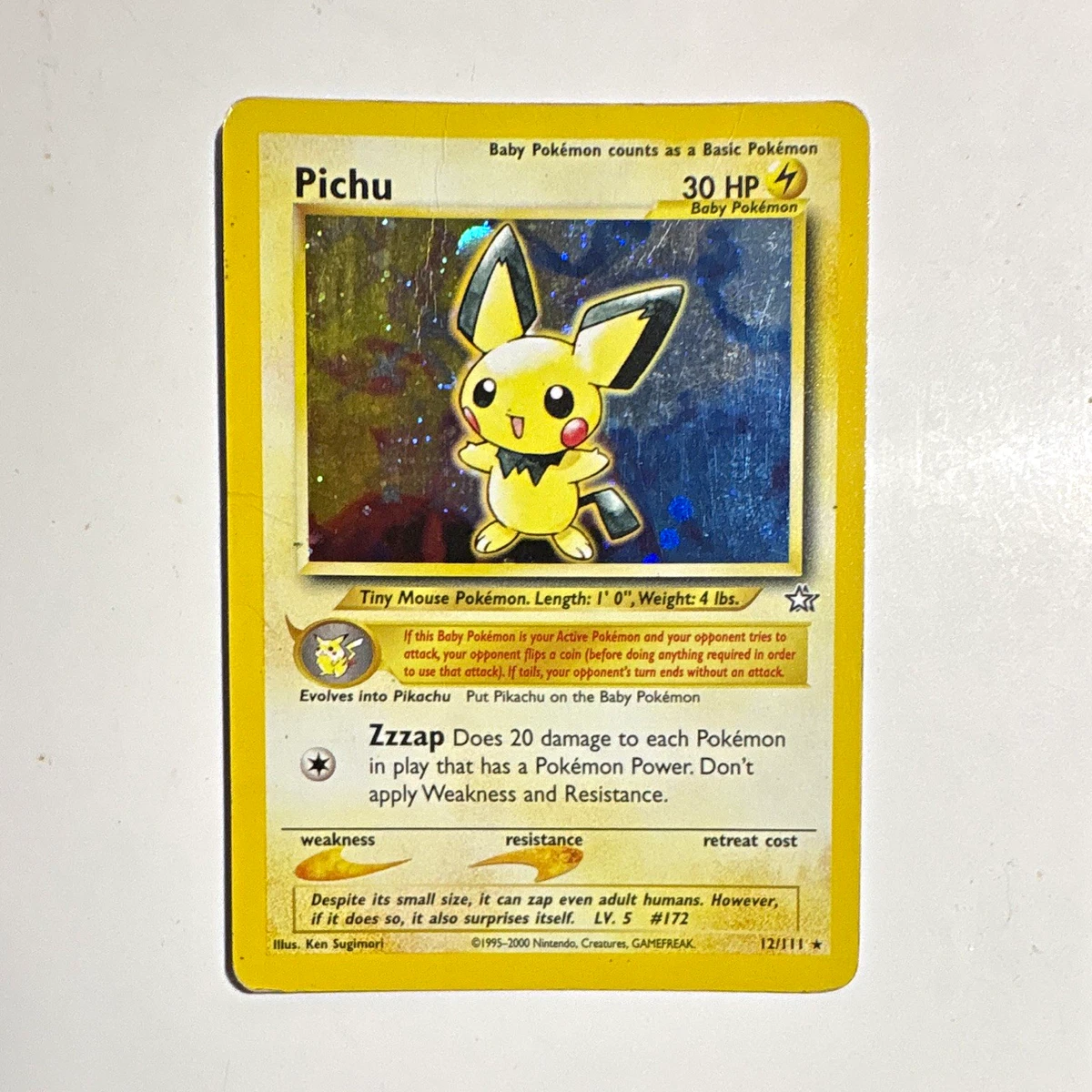 25+ Pichu 12/111 Neo Genesis for sale | Updated Oct 2026