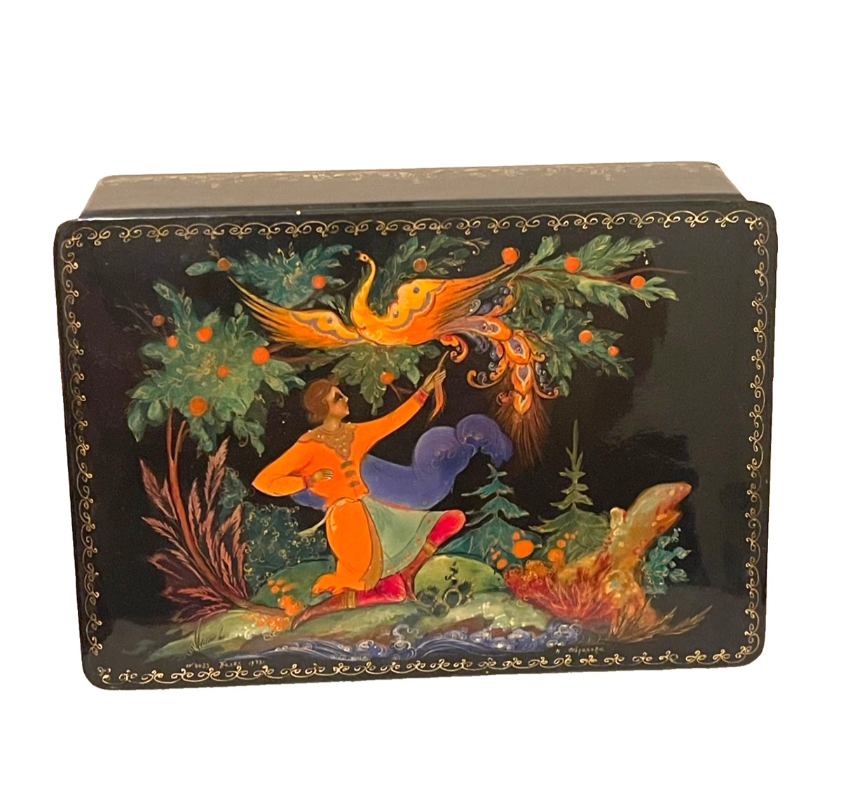 Russian Lacquer Box Palekh for sale | eBay