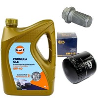 MotoröL Filter Set 5W-40 4 Liter + ÖLablassschraube FüR Chrysler Voyager IV 3.3