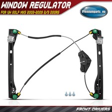 Front Drivers Side Electric Window Regulator for VW Golf Mk5 2003-2009 2/3 Doors