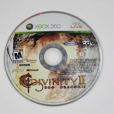 Divinity II: Ego Draconis (Xbox 360, 2009) Disc Only Action RPG Game ARPG Tested