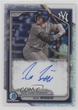 2024 Bowman Chrome Mega Box Prospect Mojo Roc Riggio #BMA-RR Auto 1d4b