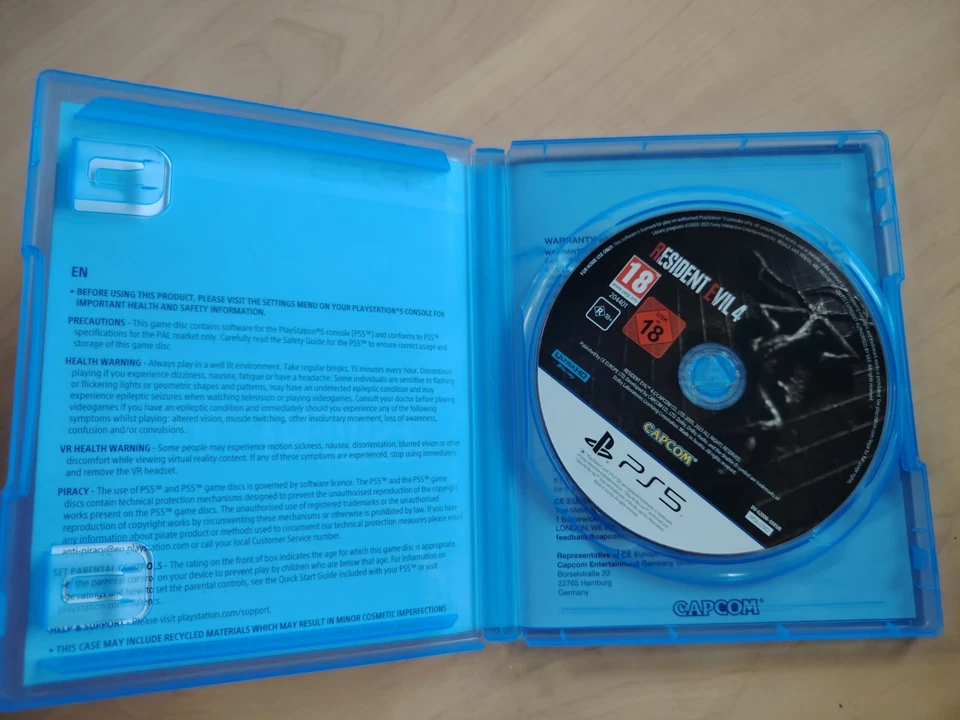 RESIDENT EVIL 4 REMAKE PS5 UK NEW (GAME IN ENGLISH/FRANCAIS/DE/ES/IT), photo 2 sur 3
