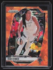 Kiah Stokes 2024 Panini Prizm WNBA Ice Orange Prizms