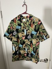 Vintage Koko Head Button Up Hawaiian Shirt Short Sleeve Multicolor Size M