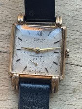 J W Benson Men’s Vintage Tank Watch Cyma Movement Not Running
