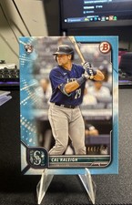 2022 Bowman - Cal Raleigh #49 Sky Blue Border /499 (RC)