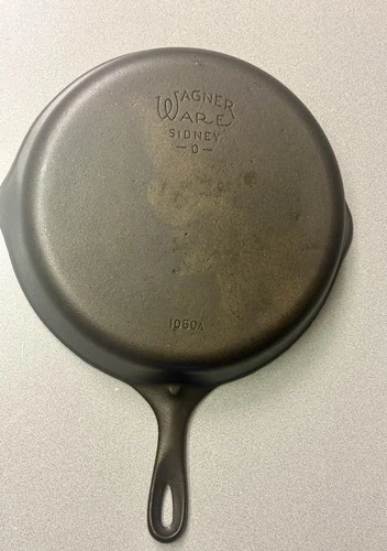 Vintage Wagner Ware Sidney O No. 10 Cast Iron Skillet RESTORED. 1060A