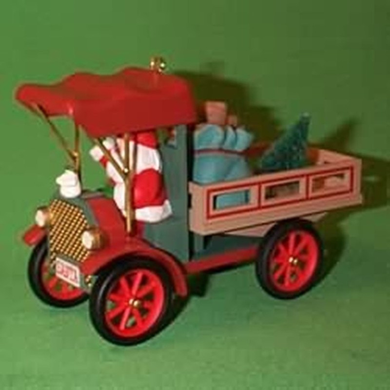 Ornament - 'Here Comes Santa - Tour Bus' 'Collector's Series' Hallmark 1992 NEW 