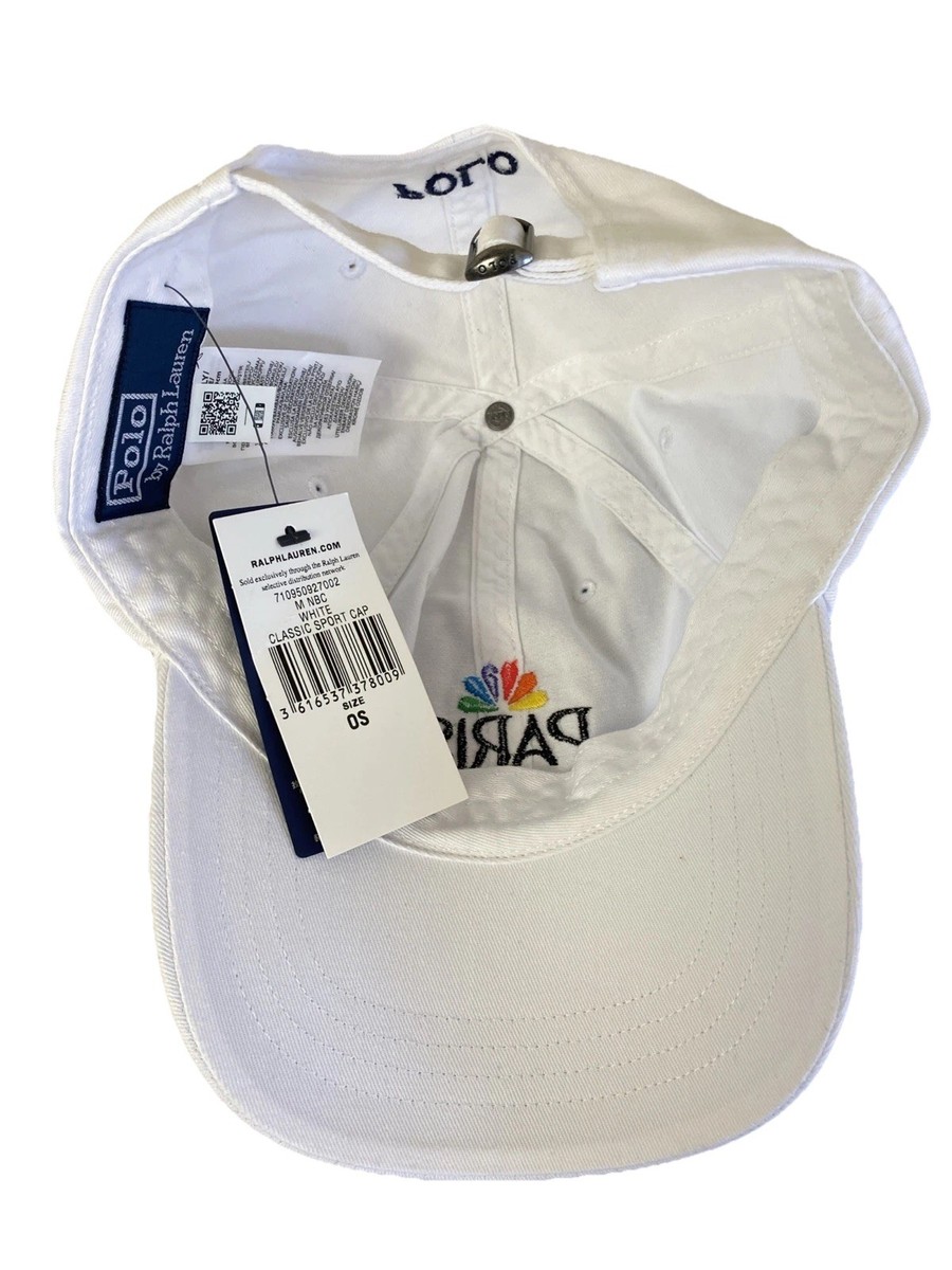 Ralph Lauren Polo NBC 2024 Paris Olympics White Hat Adult Unisex
