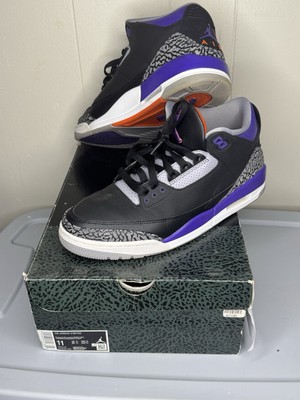 Jordan 3 Court Purple 2020 Sz11 Preowned 