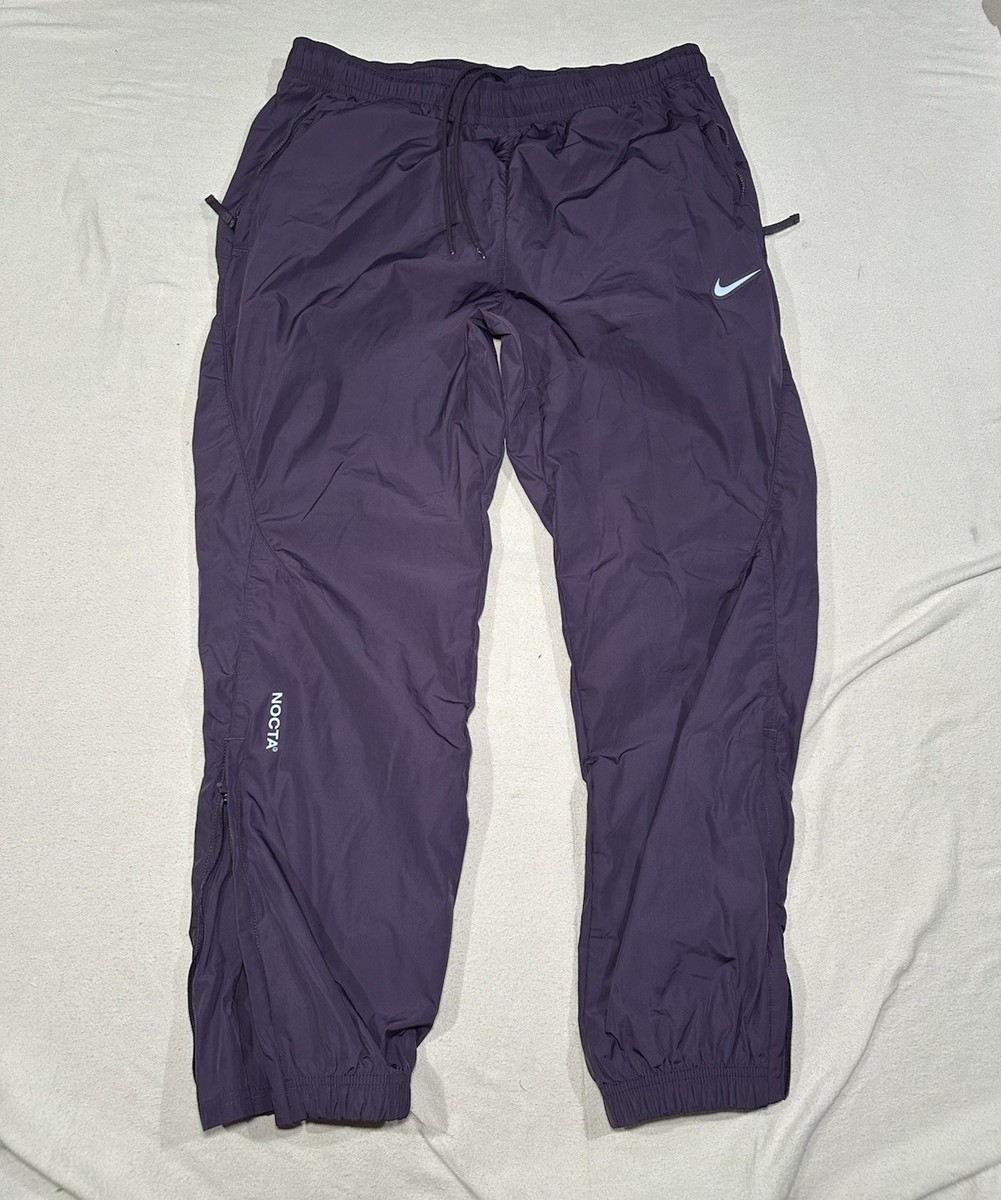 Nike x NOCTA Track Pants Drake Collaboration Mens L Dark Raisin