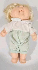 Cabbage Patch Doll Xavier Roberts 1987 Blonde Hair Blue Eyes Hard Body
