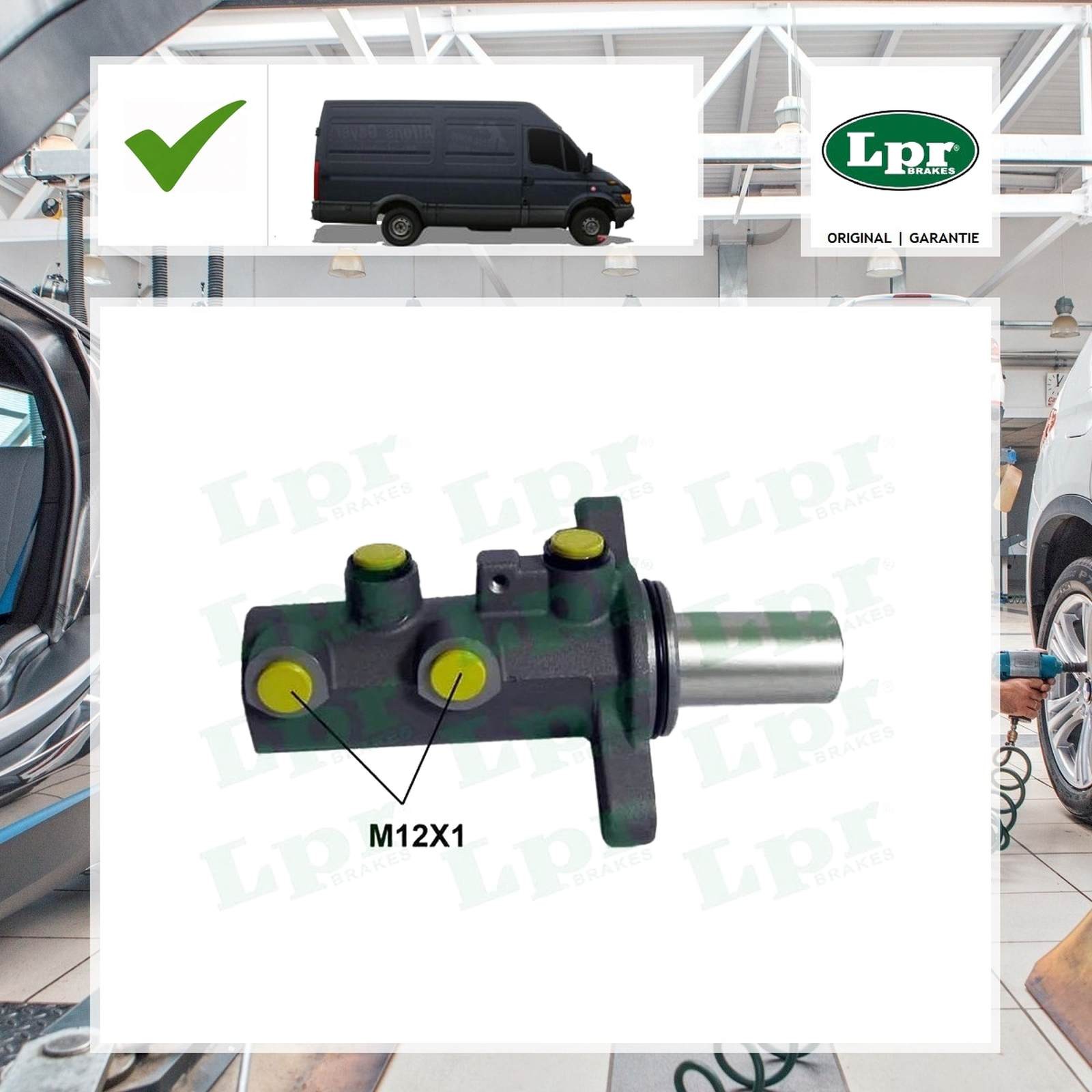 Hauptbremszylinder Lpr für Iveco Daily IV Pritsche/fahrgestell 50C18