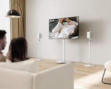 FITUEYES Design Speaker Stand Height-Adjustable Metal Speaker Stand (Pack of 2)